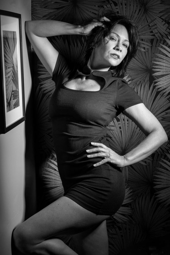 Mujer joven y seductora