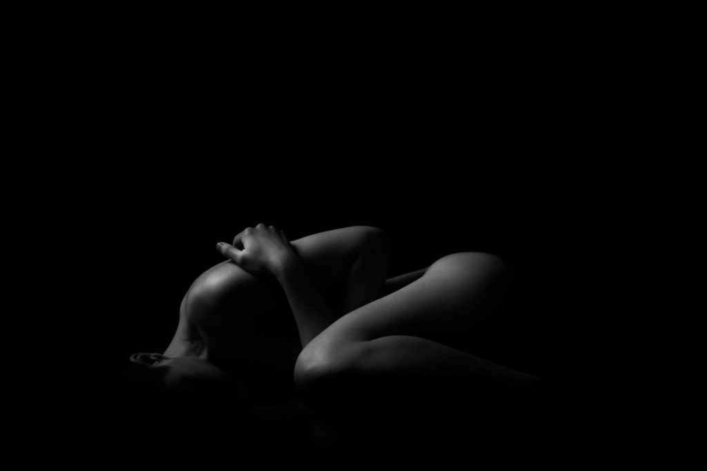 Mujer joven y seductora